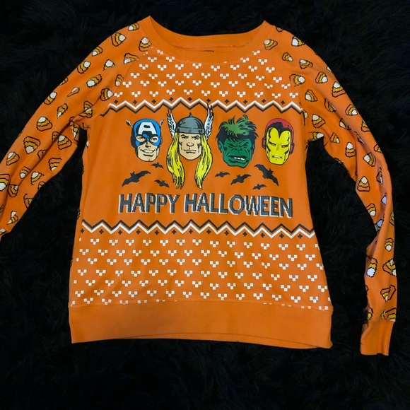 Marvel Tops - Marvel Halloween sweater